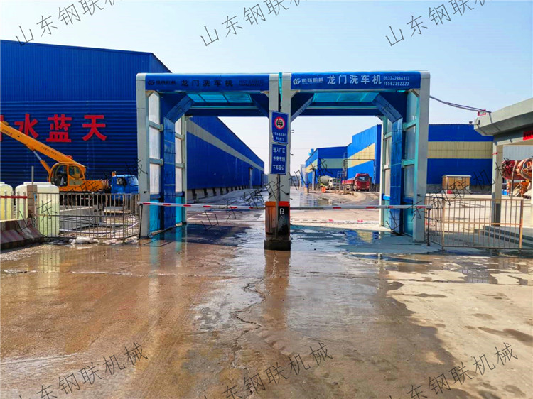 钢联龙门封闭式洗车机 全自动高压清洗